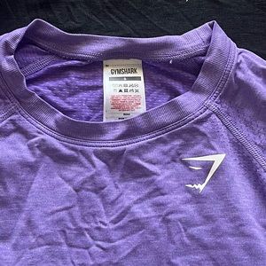 purple gymshark tee